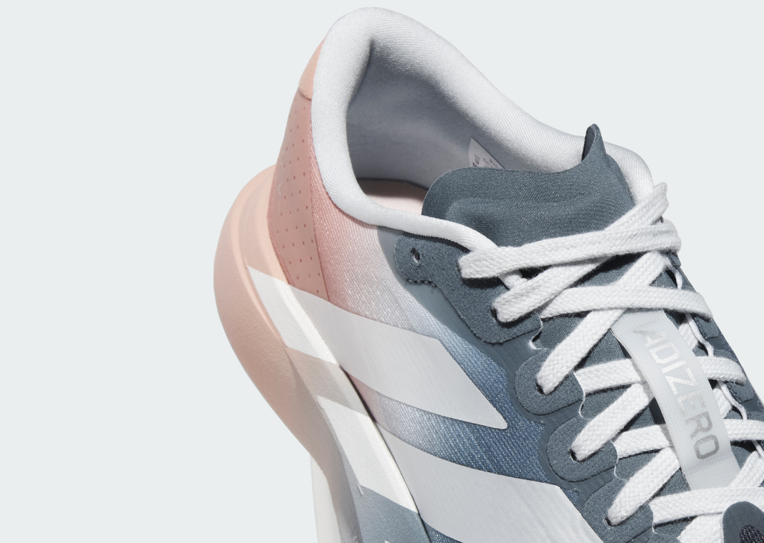 The Whitaker Group x adidas Adizero Evo SL Do Not Duplicate Dayglow Black Clay - Detail