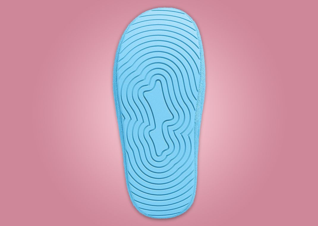 SKYLRK Chunky Mule Blues Blue Outsole