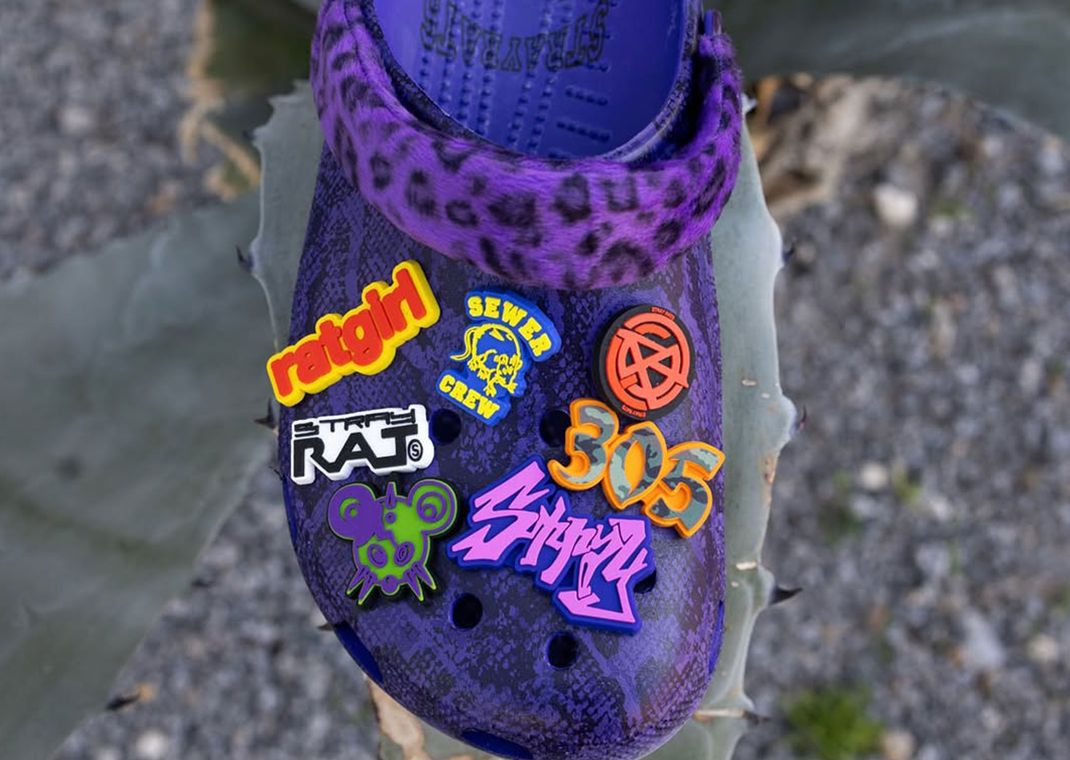 Stray Rats x Crocs Classic Clog Ultraviolet Toe