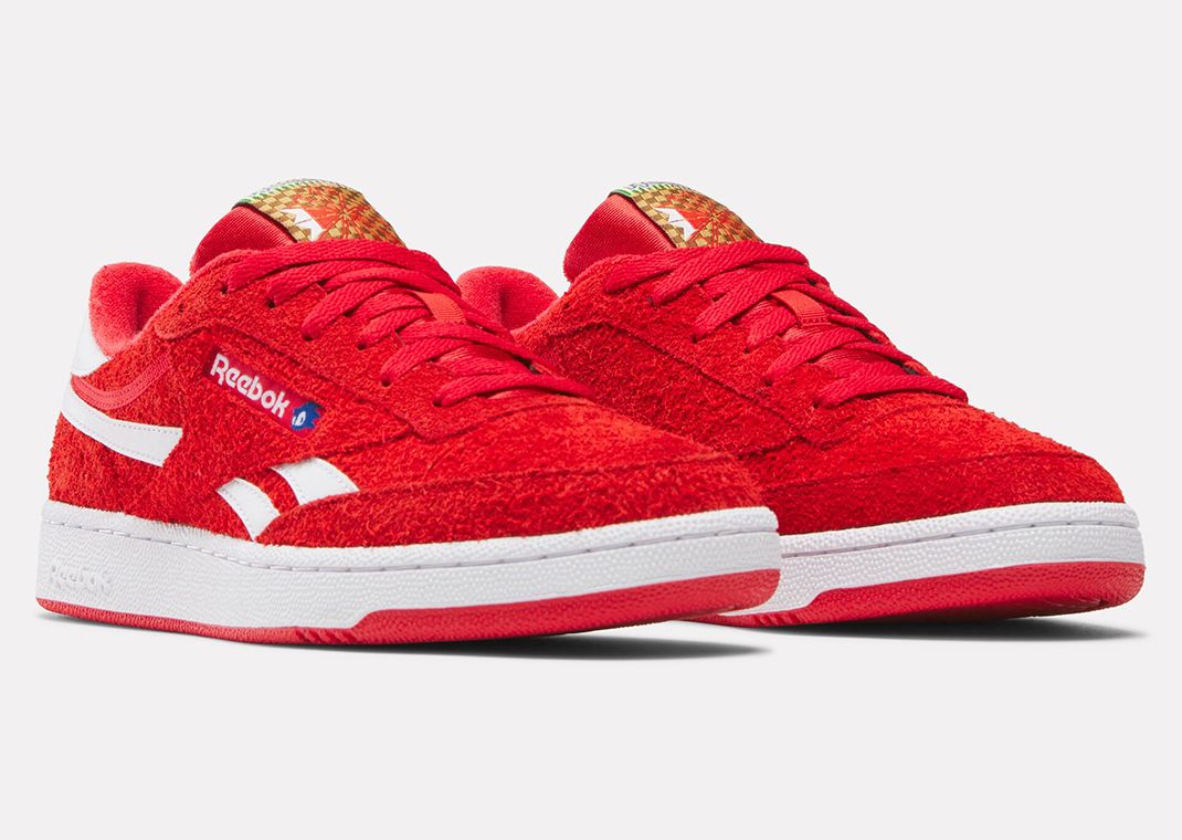 Sonic the Hedgehog 3 x Reebok Club C Revenge Knuckles Angle