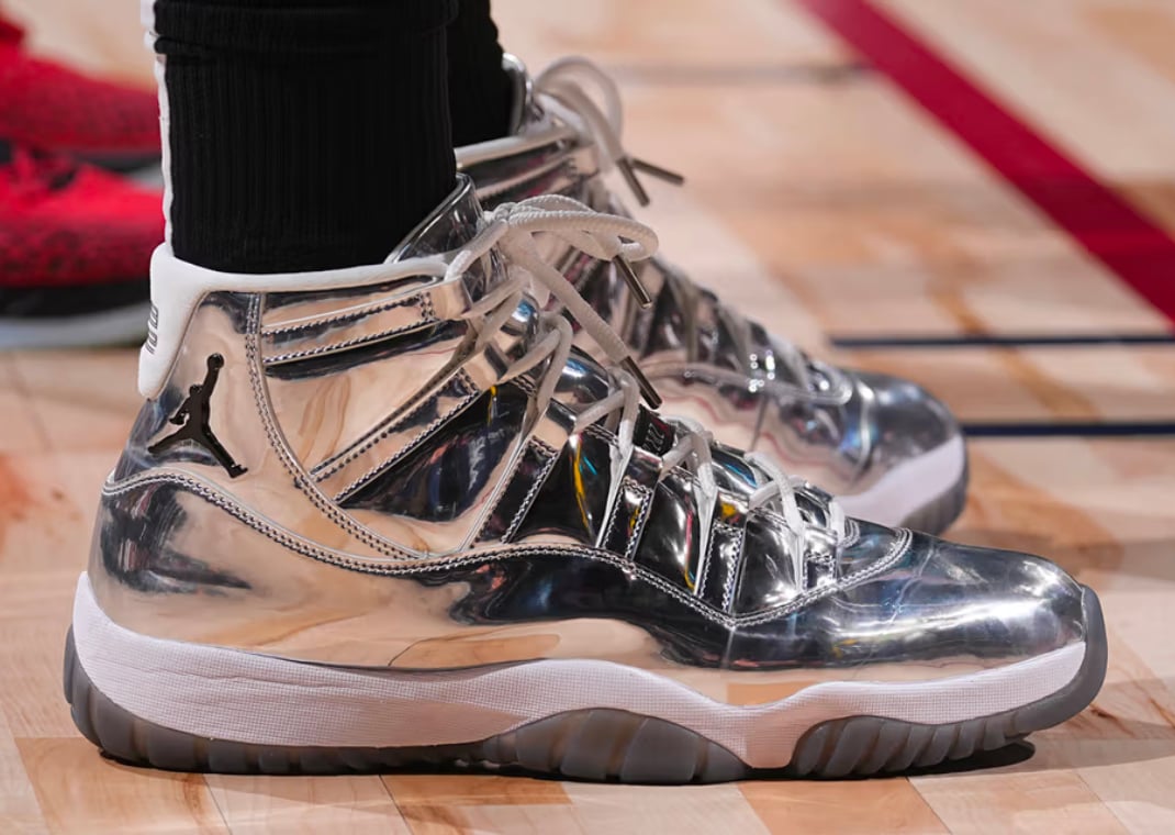 Jeff Green Jordan 11 Chrome Nuggets PE