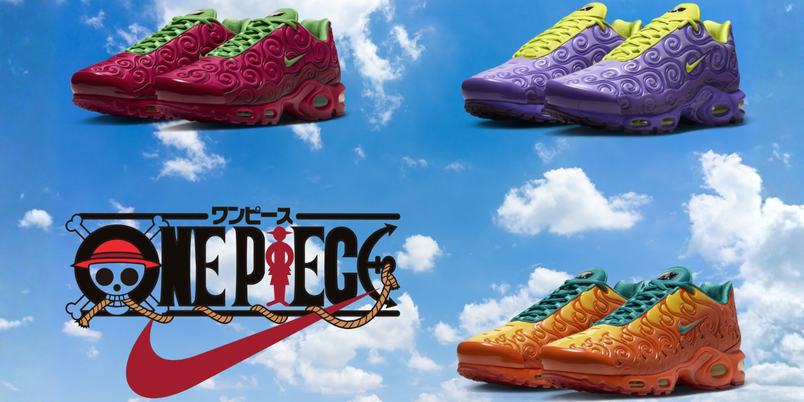 Nike’s One Piece Air Max Plus Devil Fruits Collection Releases September 2026