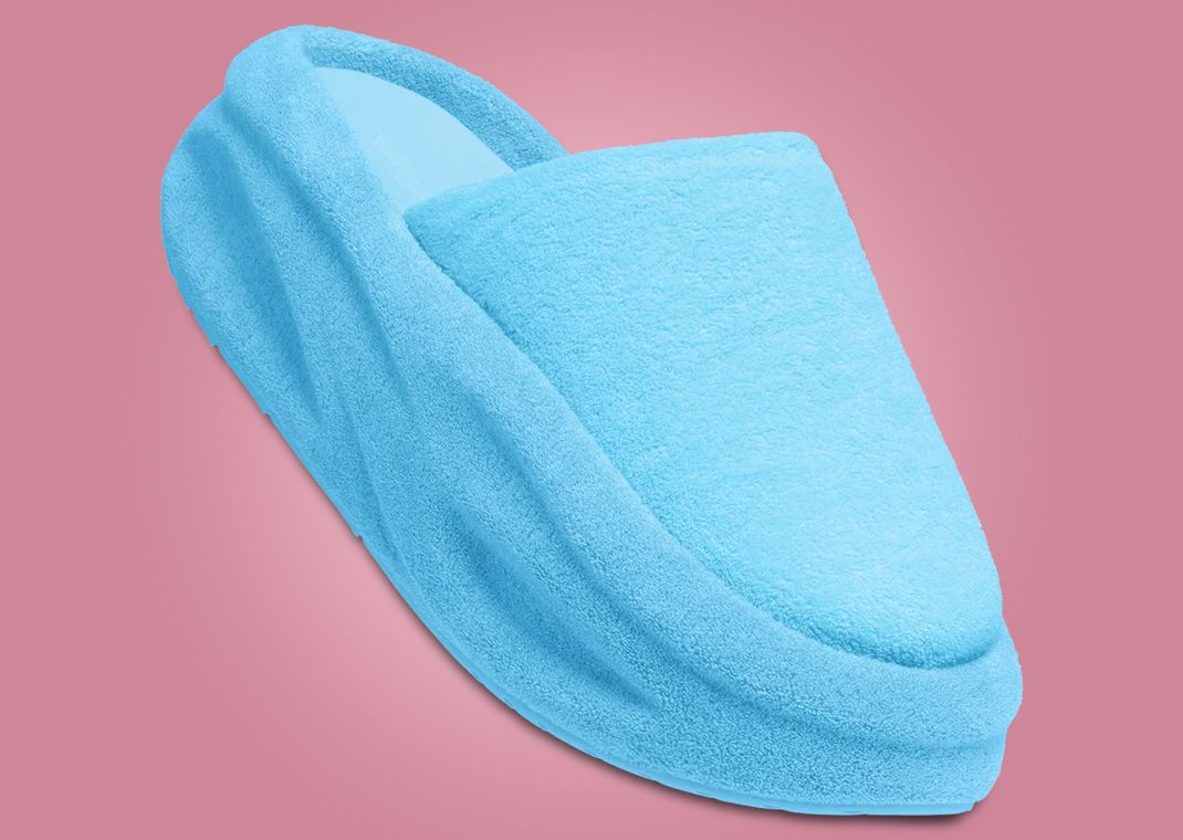 SKYLRK Chunky Mule Blues Blue Angle