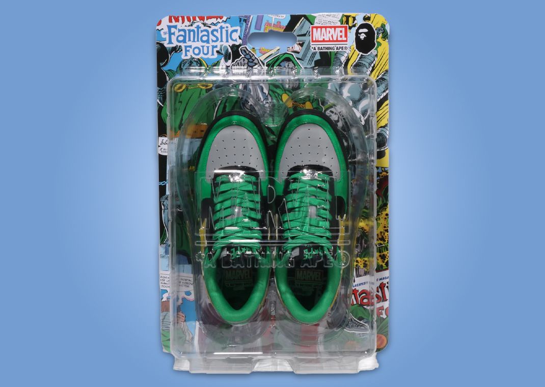 The Fantastic Four x A Bathing Ape BAPE STA Dr. Doom Packaging