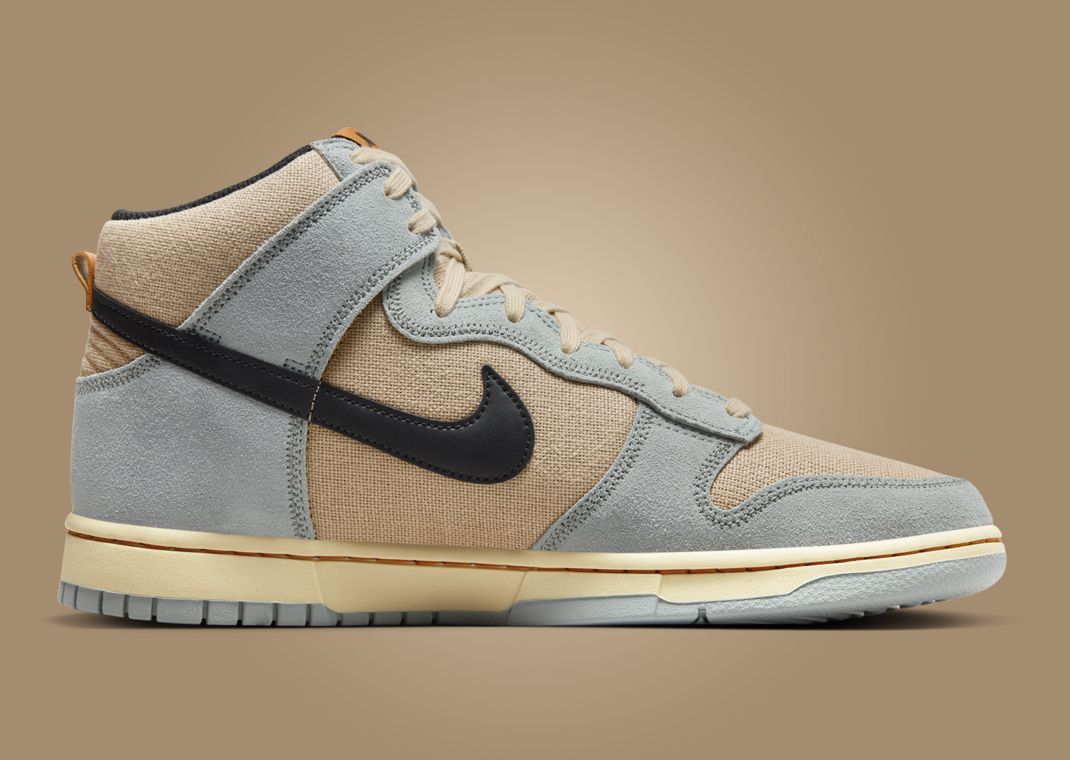 Nike Dunk High SE Grain Light Pumice Medial
