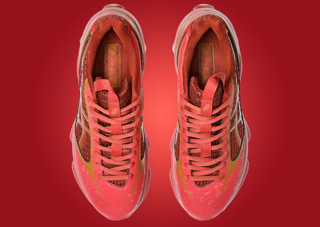 Kiko Kostadinov x Asics US6-S Gel-Kinetic Fluent Cayenne Top