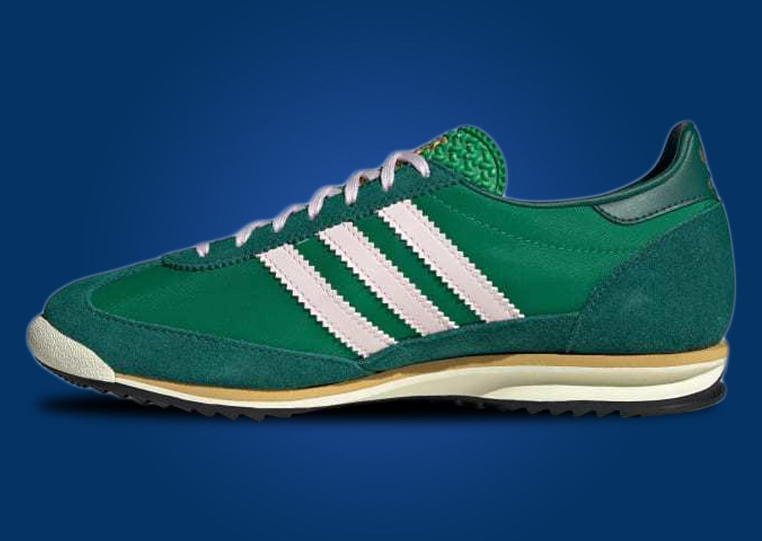 adidas SL 72 Collegiate Green Pink (W) Medial