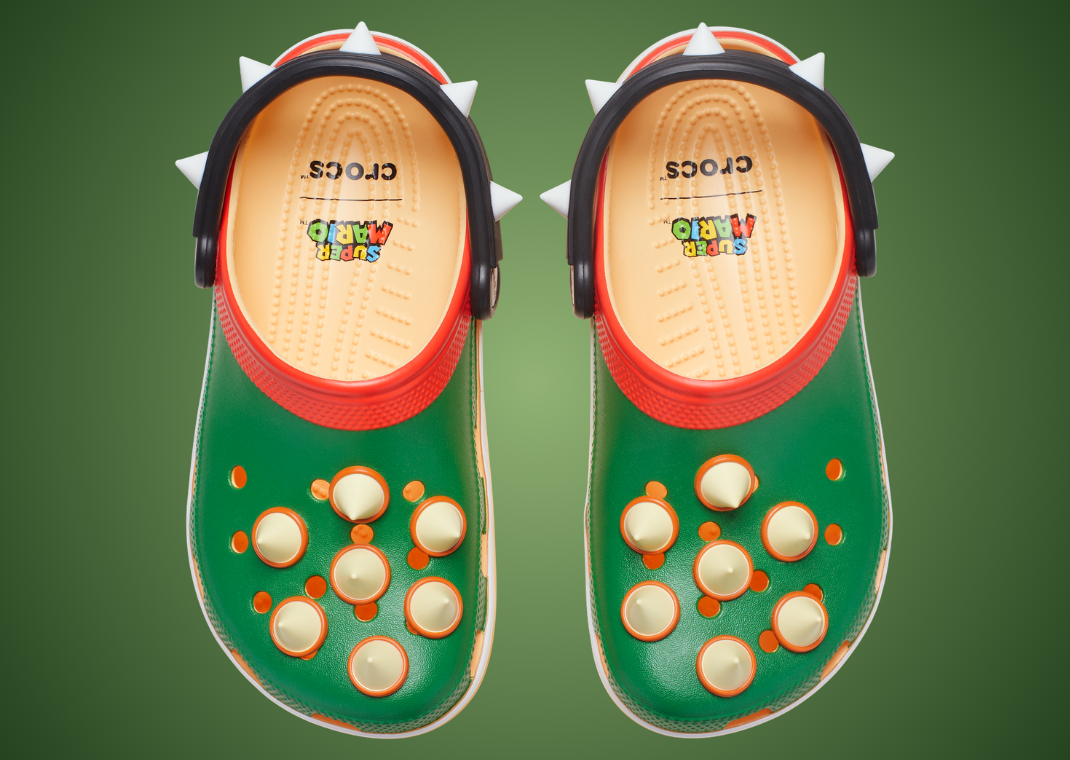 Nintendo x Crocs Classic Clog Bowser - Top
