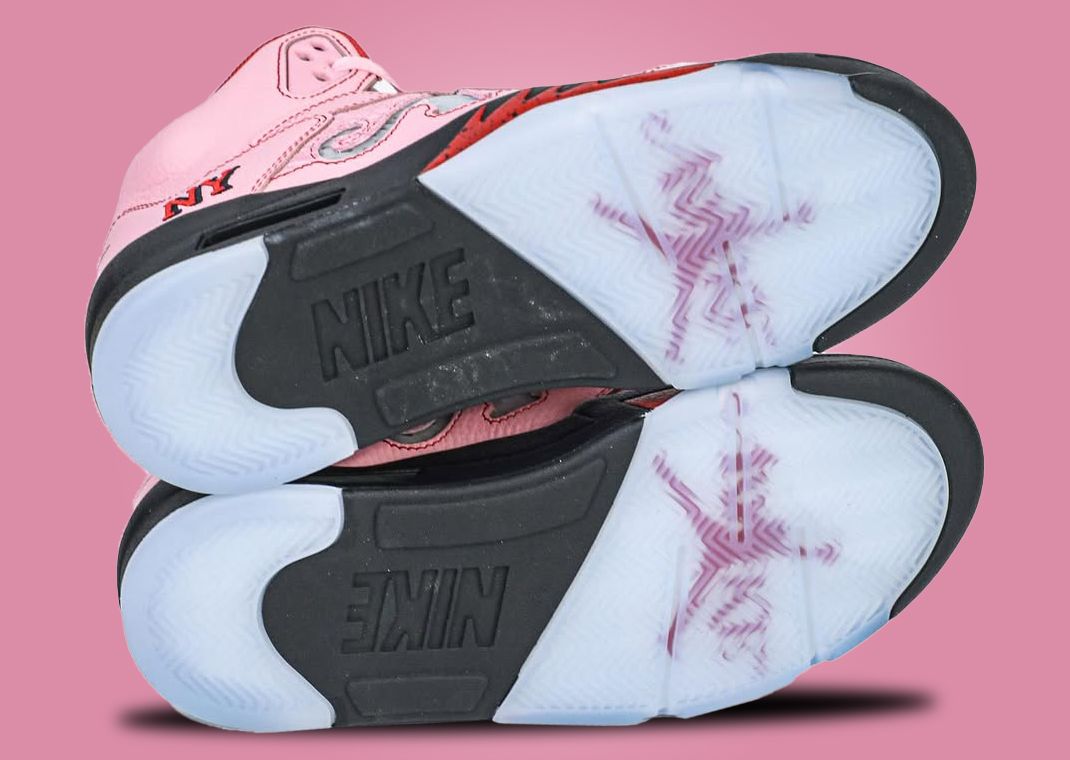 Awake NY x Air Jordan 5 Retro Pink Ice Outsole