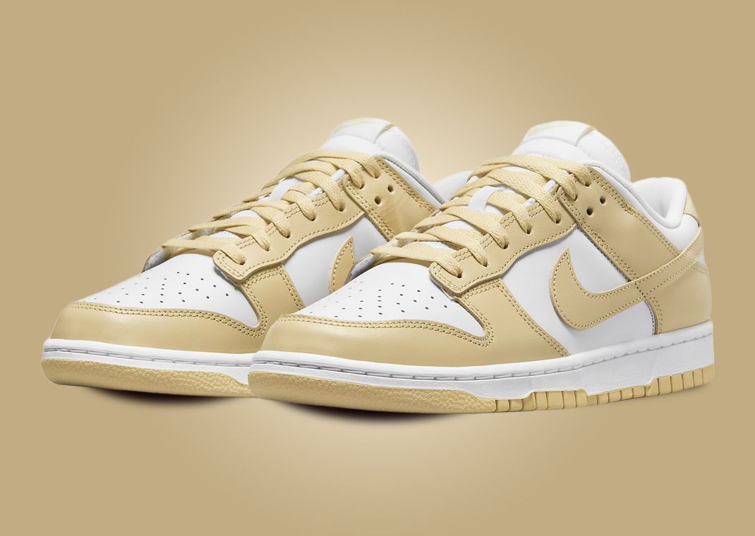 Nike Dunk Low "White Team Gold"