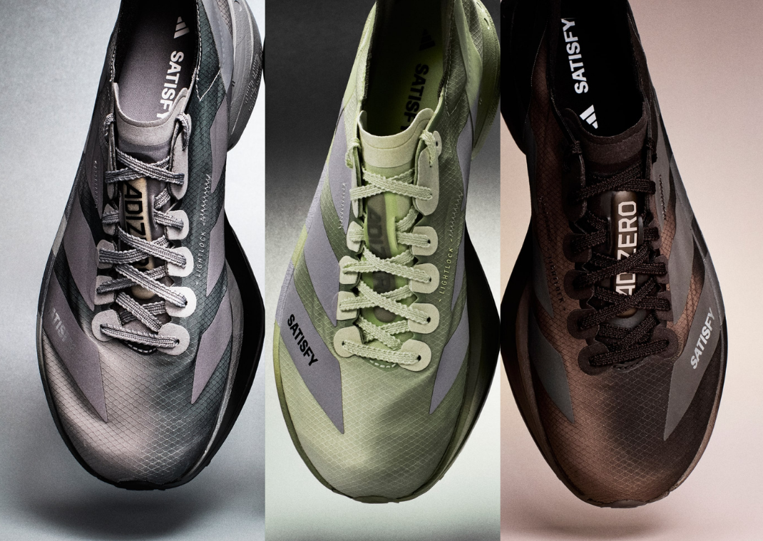 Satisfy Running x adidas Adios Pro 4