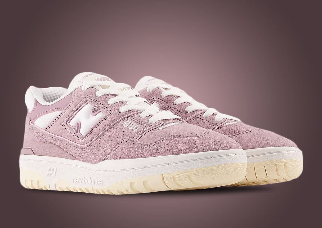 New Balance 550 Pink Suede (W)