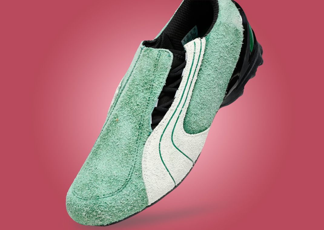 KidSuper x Puma V-S1 Archive Green - Angle