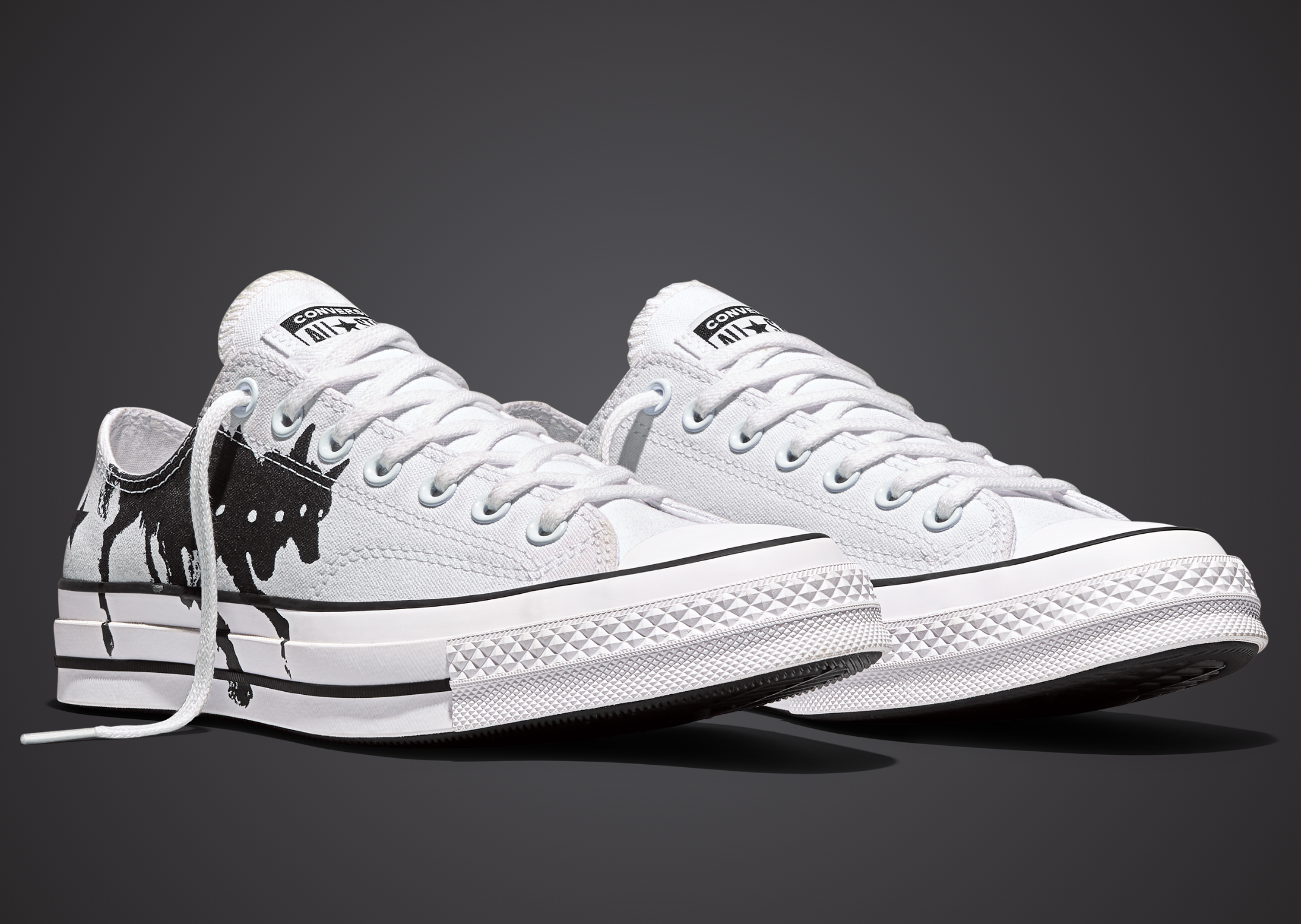 EDGLRD x Converse Chuck 70 Ox White - Angle