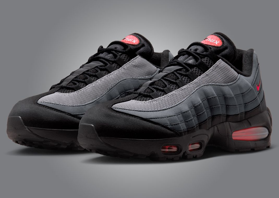 The Nike Air Max 95 OG Black Bright Crimson Releases Fall 2025
