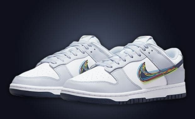 Stacked Swooshes Dress This Nike Dunk Low