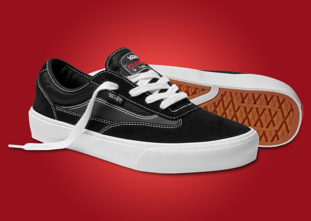 Vans Curren Black White Gum Angle
