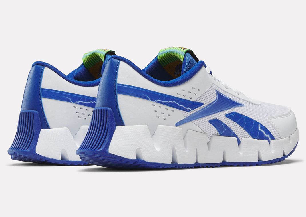 Sonic the Hedgehog 3 x Reebok Zig Dynamica Sonic (GS) Heel Detail