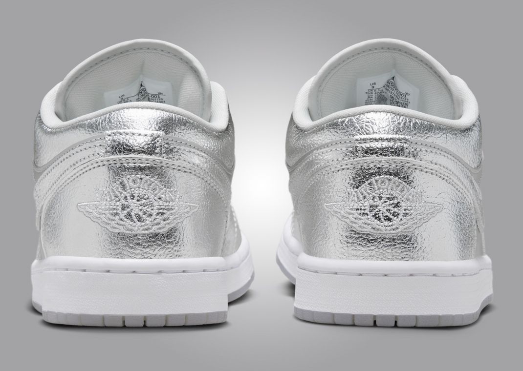 Air Jordan 1 Low SE Metallic Silver (W) Back