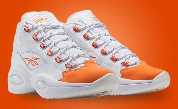 Orange Shades Accent This Reebok Question Mid