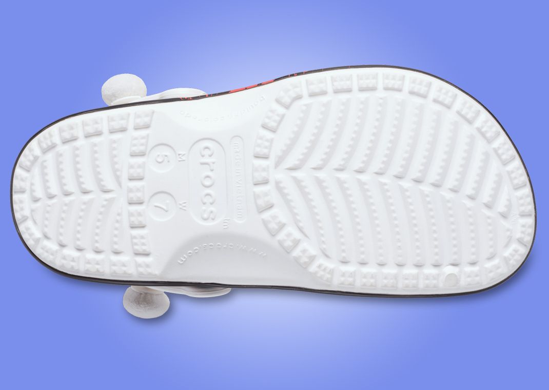 Batman x Crocs Classic Clog Harley Quinn Outsole