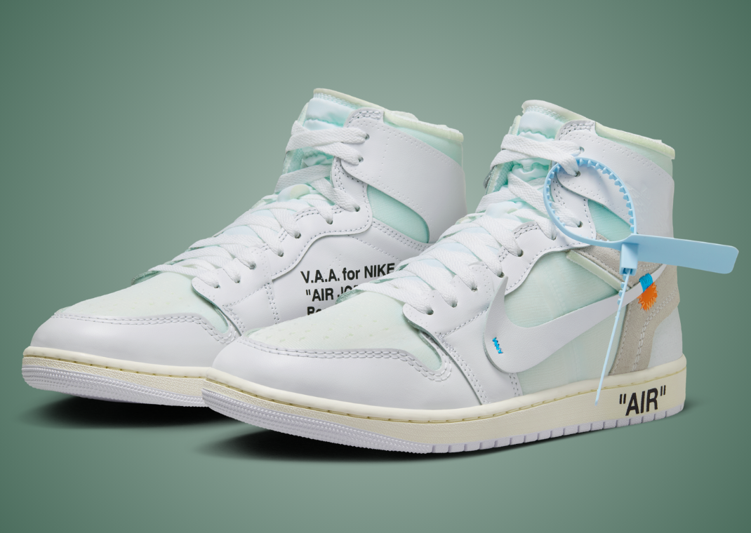Virgil Abloh Archives x Air Jordan 1 Retro High OG Alaska Angle