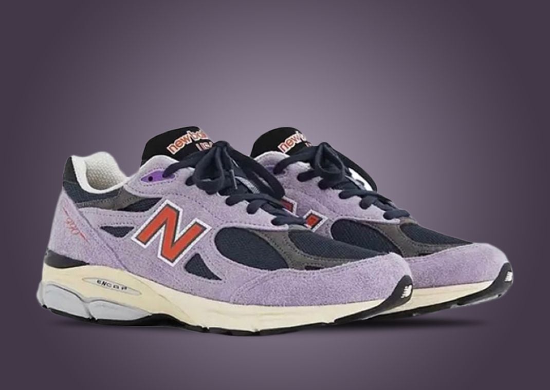 New Balance 990v3 Made In USA By Teddy Santis Raw Amethyst