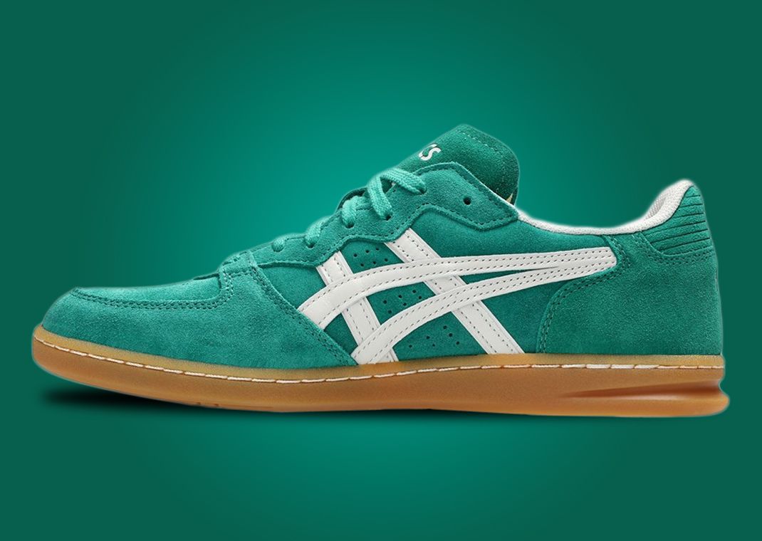 HAY x Asics Skyhand OG Green Medial