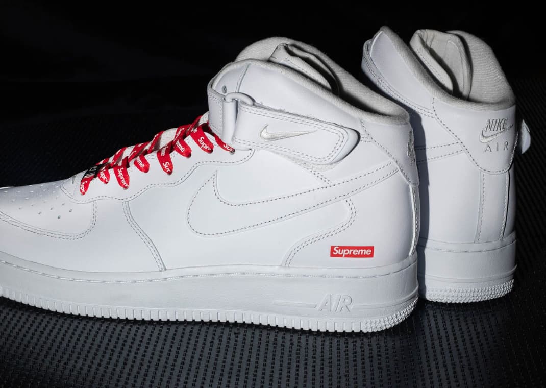 The Supreme x Nike Air Force 1 Mid Pack Releases August 2024 The Supreme x Nike Air Force 1 Mid Pack Releases August 2024