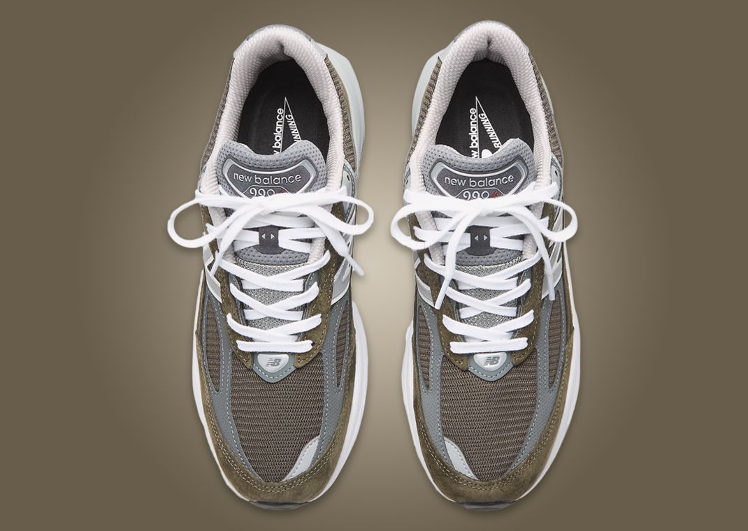 New Balance 990v6 Made in USA True Camo White Top