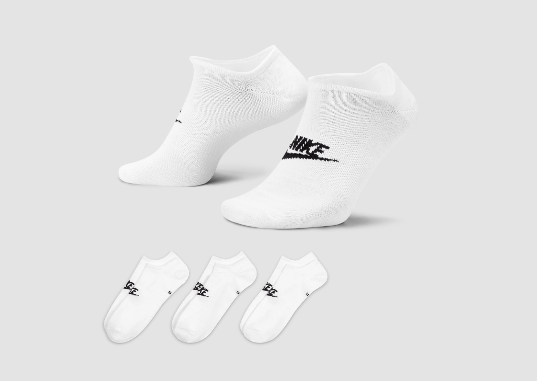 Nike Sportswear Everyday Essential No-Show Socks (3-Pairs)