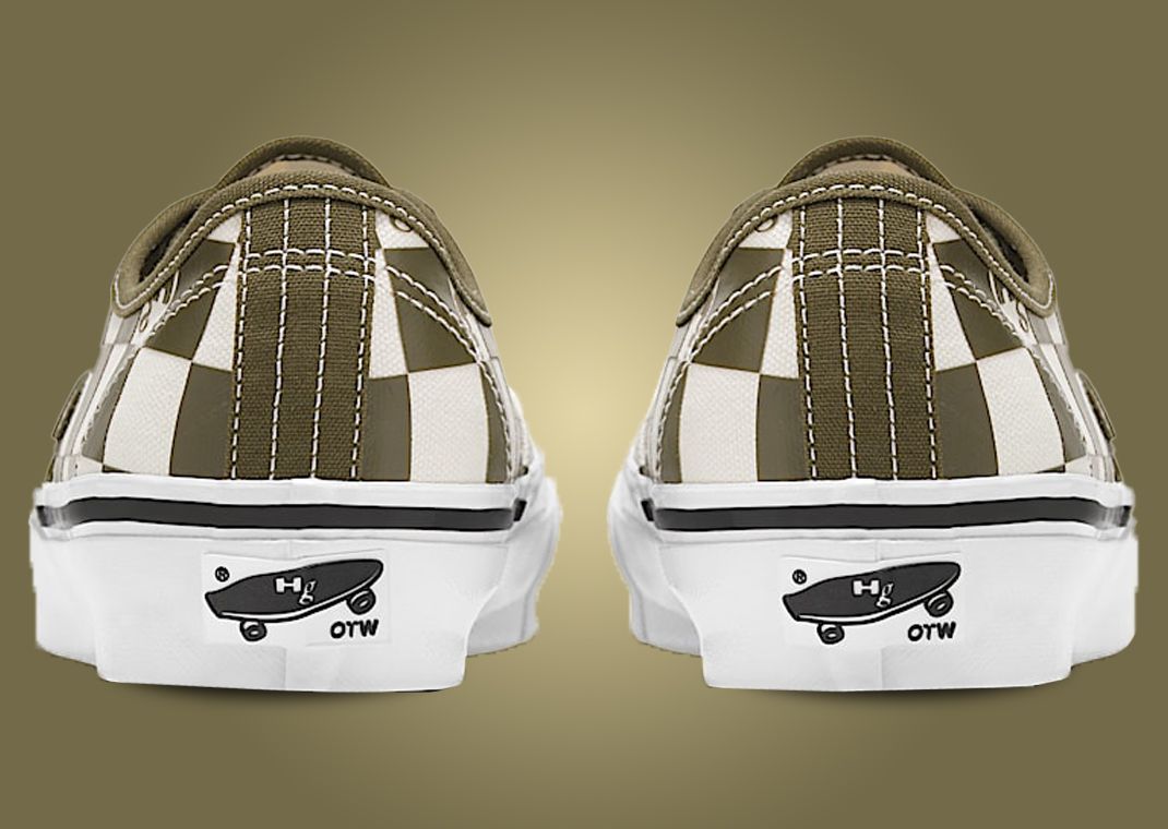 HommeGirls x OTW by Vans Authentic 44 Military Green Back