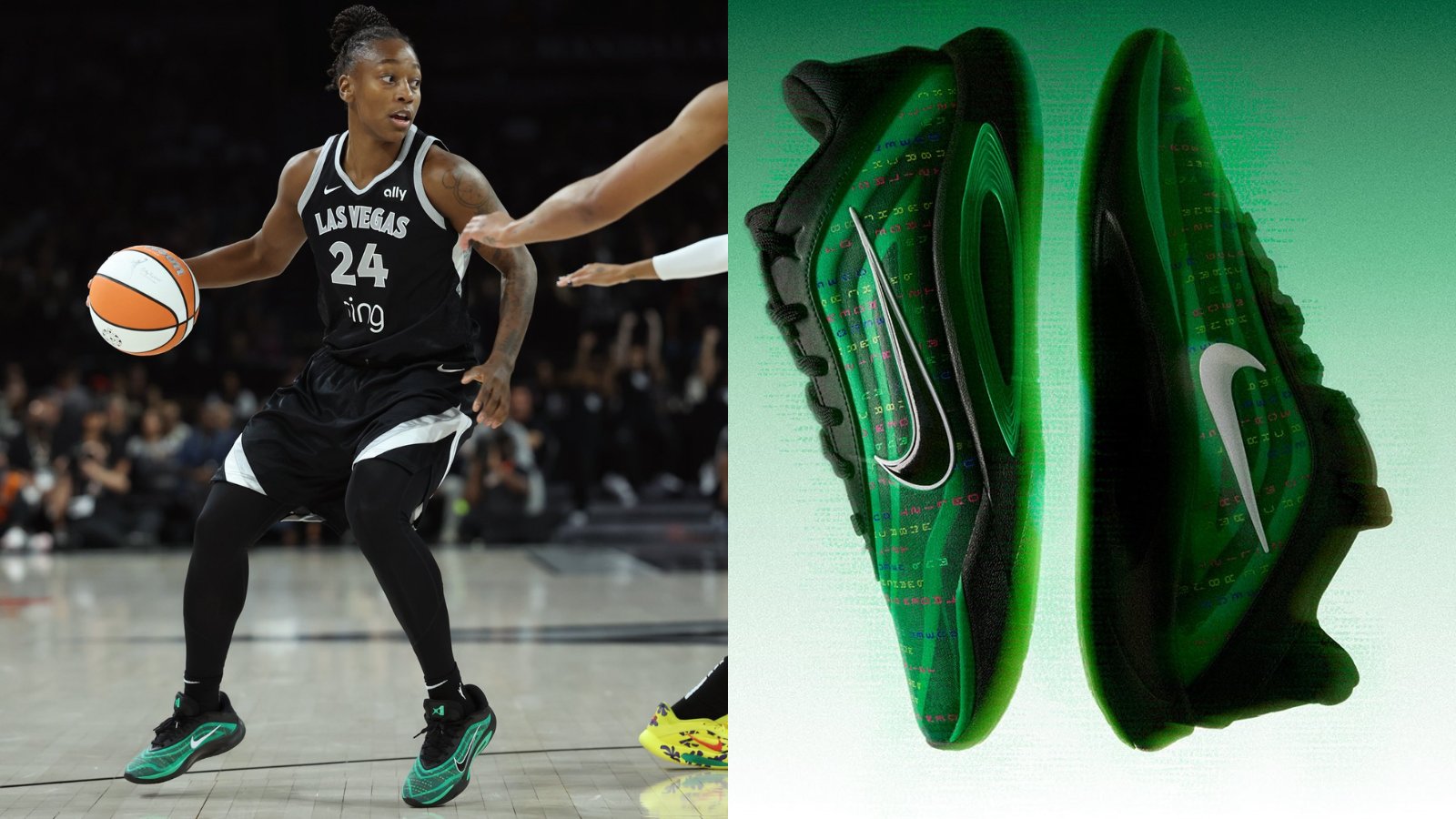 Jewell Loyd Debuts new Nike A'One Sequence PE Inspired by The Matrix