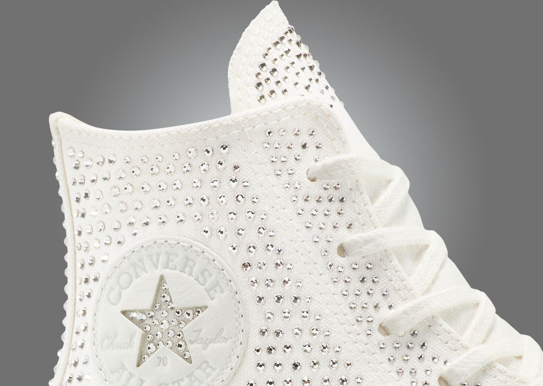 Swarovski x Converse Chuck Taylor White Detail