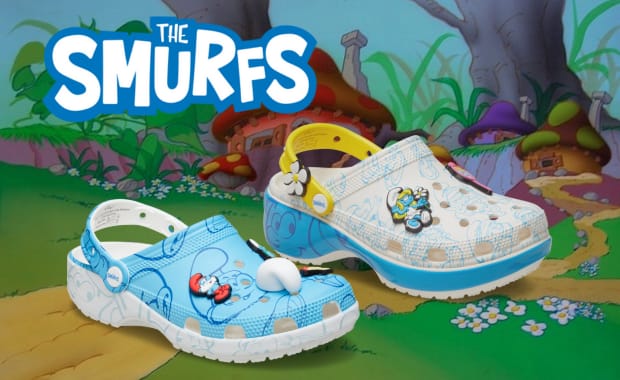 The Smurfs x Crocs Collection Releases June 2025