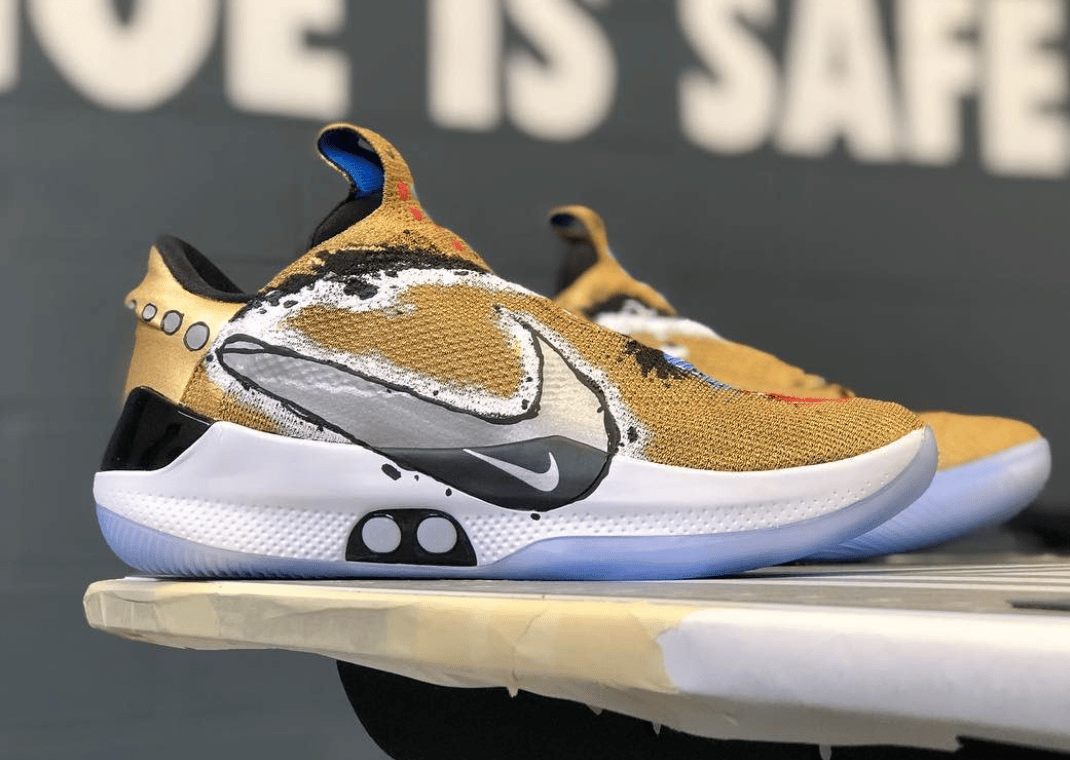 Kofi Kingston's custom Nike Adapt BB 1.0