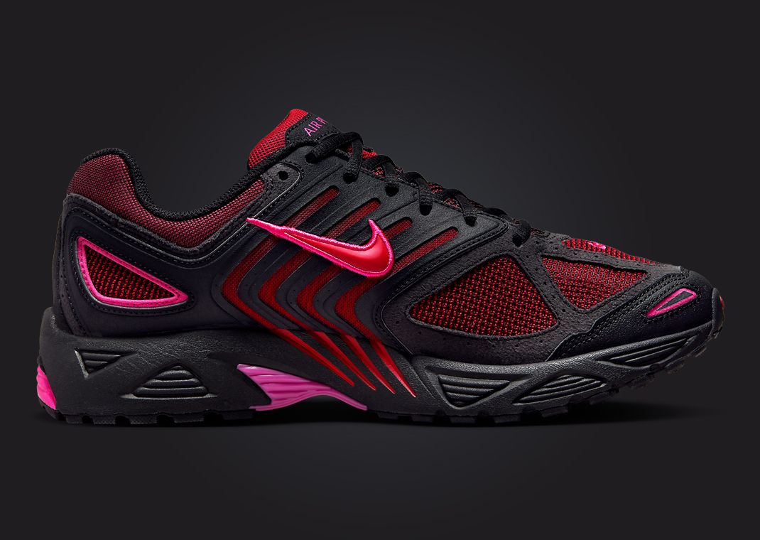 Nike Air Pegasus 2K5 Black Fire Red Medial