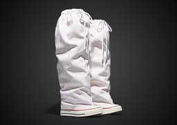 Vaquera x Converse Chuck Taylor All Star XXXHi White - Angle
