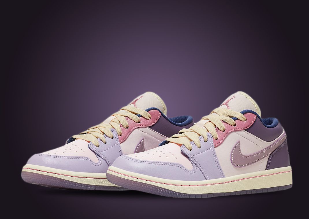 Air Jordan 1 Low Pastel Pink Purple (W)