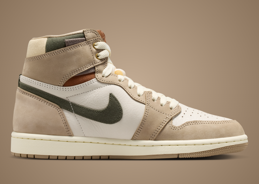 Air Jordan 1 Retro High OG Khaki (W) - Medial