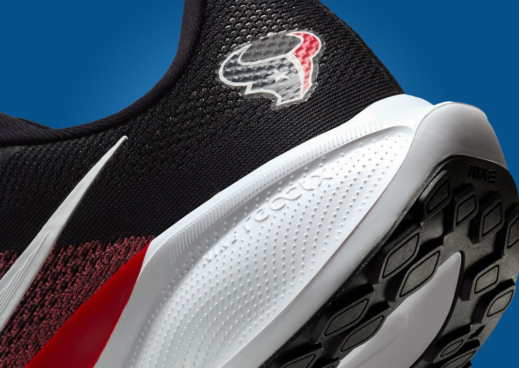 NFL x Nike Pegasus 41 Houston Texans Heel Detail