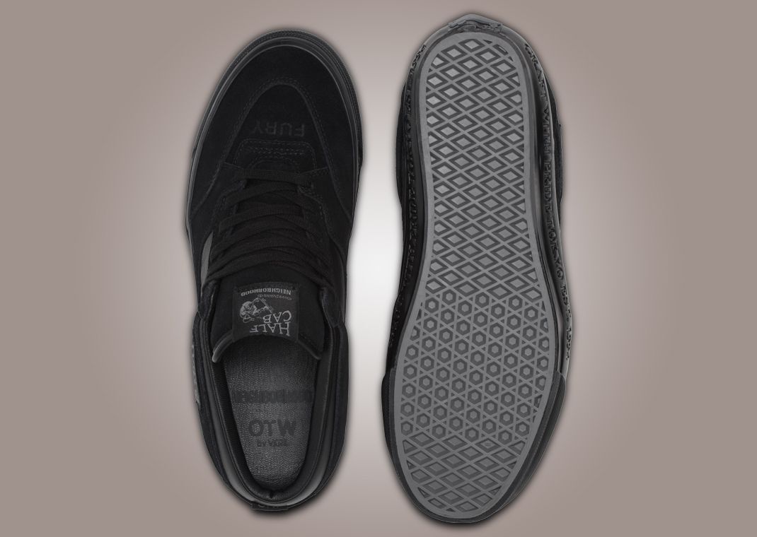 NEIGHBORHOOD x Vans OTW Half Cab 33 Black Top & Outsole