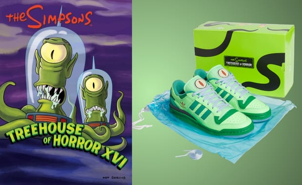 Treehouse of Horror Simpsons x adidas Forum Low Pays Tribute to Kang and Kodos
