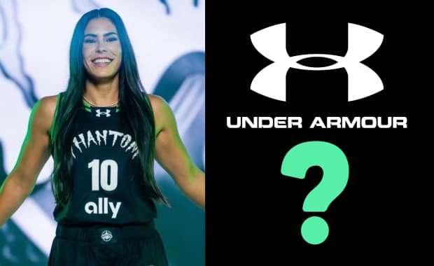 Kelsey Plum wearing adidas