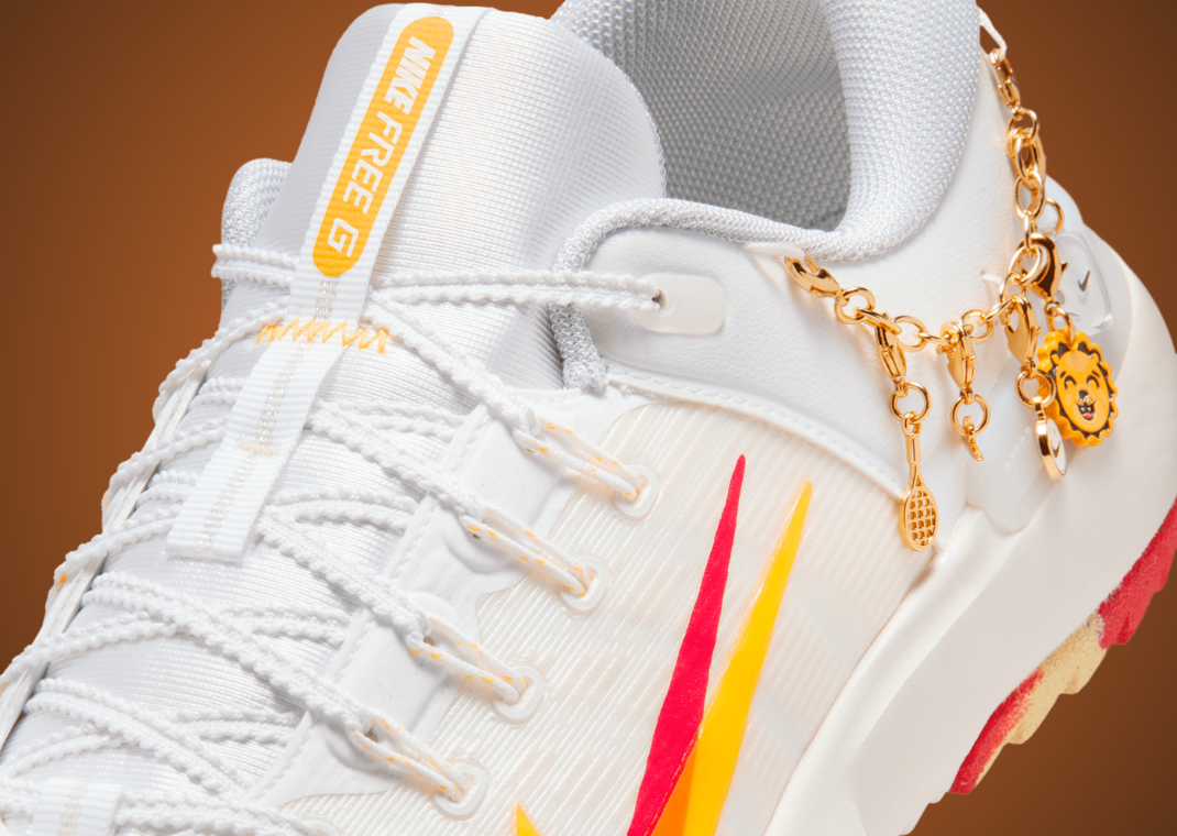Nelly Korda x Nike Free Golf White Multi-Color Detail