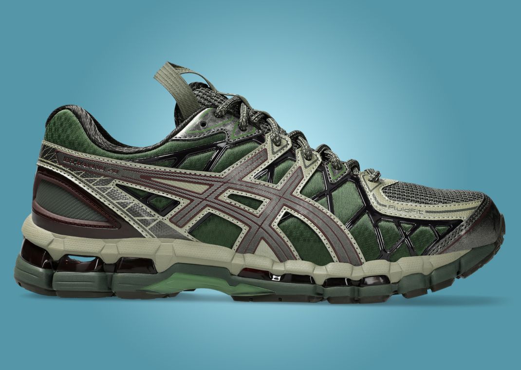 Kiko Kostadinov x Asics UB10-S Gel Kayano 20 Moss Gunmetal Lateral