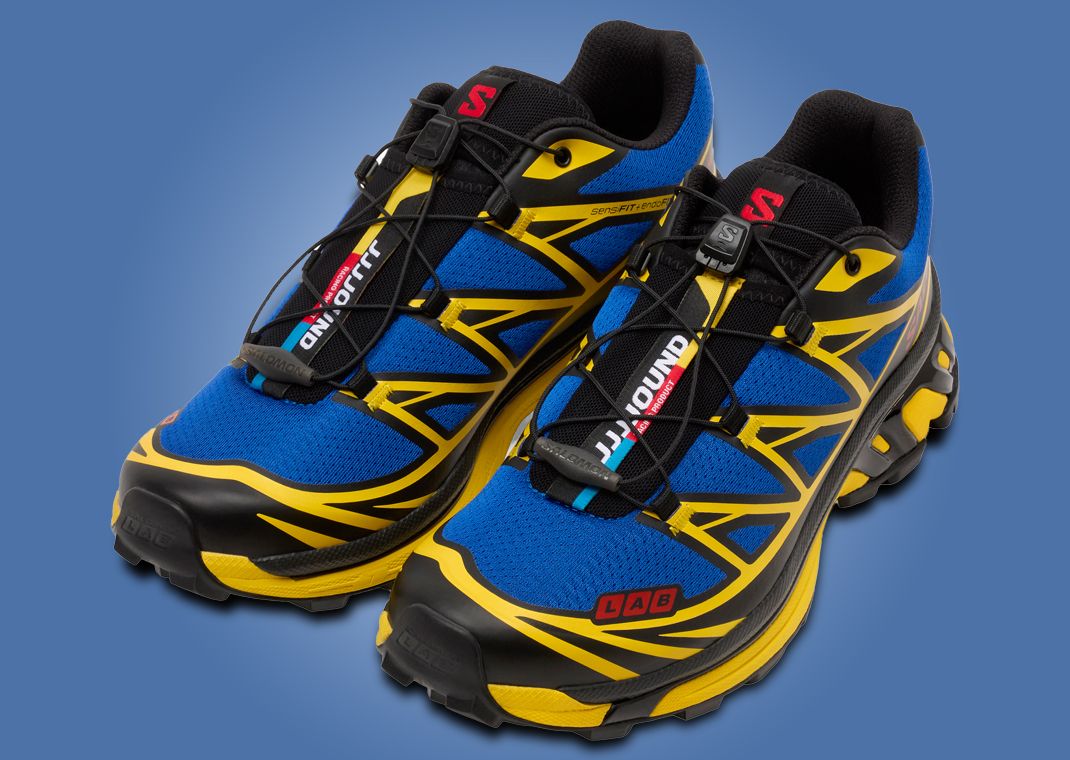 The JJJJound x Salomon XT-6 Navy Yellow Releases August 2025 The JJJJound x Salomon XT-6 Navy Yellow Releases August 2025