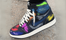 The Air Jordan 1 High OG Self Expression Features Three Layers of Paint