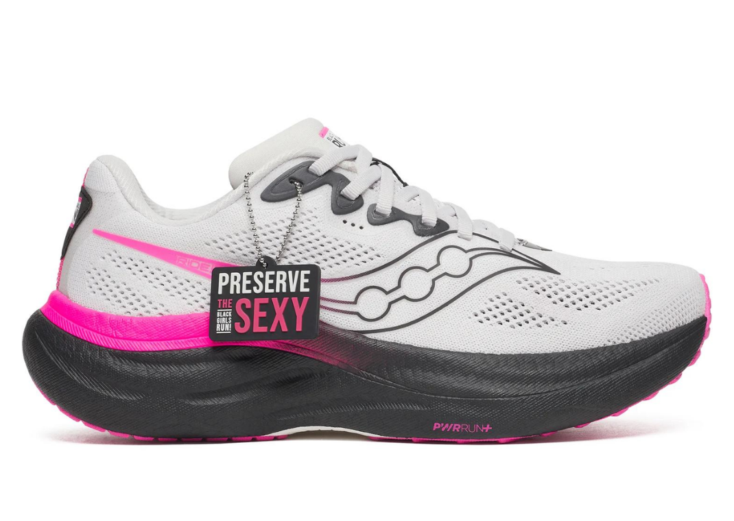 Black Girls RUN! x Saucony Ride 19 - Lateral