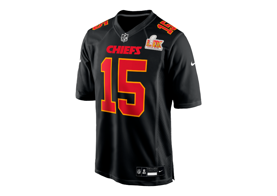 Patrick Mahomes Kansas City Chiefs Super Bowl LIX Men's Nike NFL Game Fashion Jersey